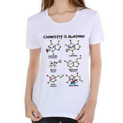 T-Shirt T-Shirt "Chemistry is awesome" The Sexy Scientist