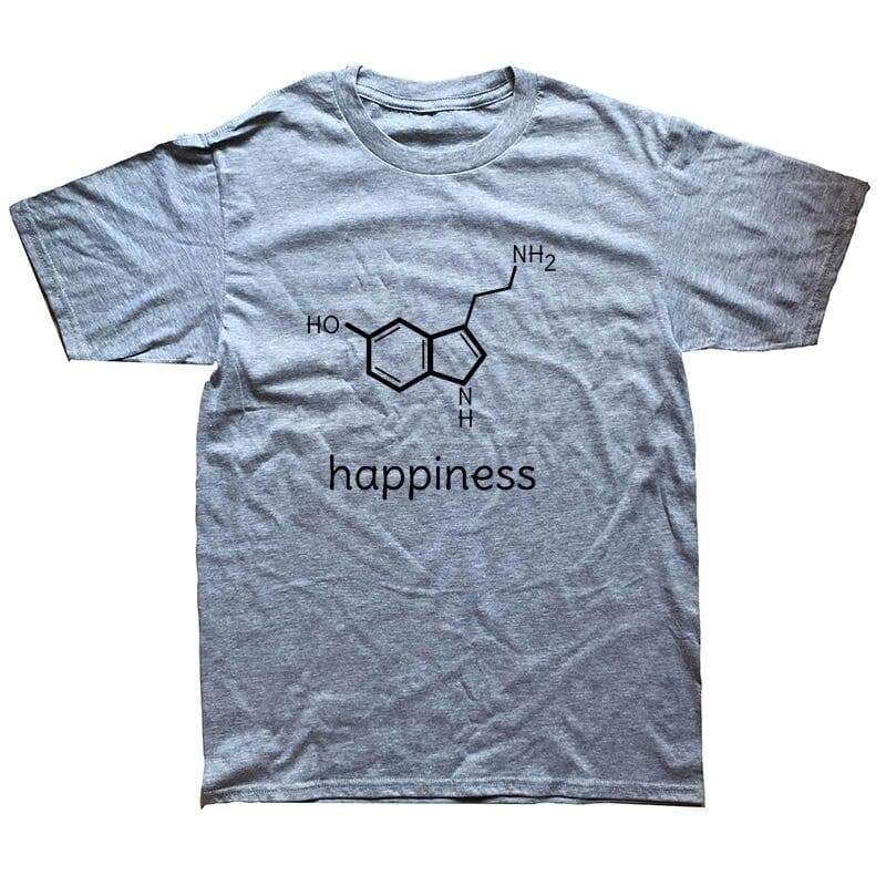 T-Shirt Blanc / L T-Shirt "Happiness" The Sexy Scientist
