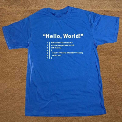 T-Shirt T-Shirt "HELLO WORLD" The Sexy Scientist