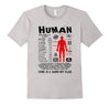 T-Shirt T-Shirt "Human Ingredients" The Sexy Scientist