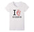 T-Shirt T-Shirt "I Love (Heart) Science" The Sexy Scientist