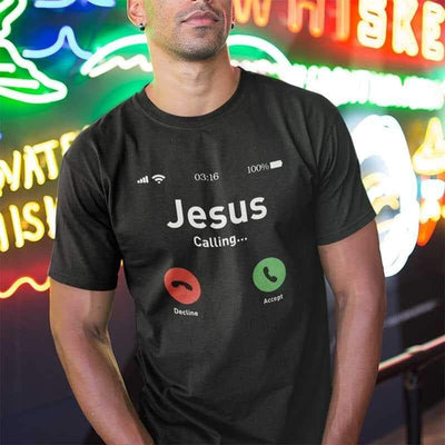 T-Shirt T-Shirt "Jesus Calling" The Sexy Scientist