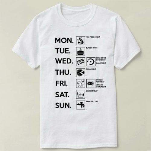 T-Shirt T-Shirt "Week Of A Scientist" The Sexy Scientist