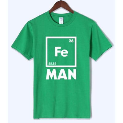 T-Shirt Vert 2 / S T-Shirt "Fe-Man" The Sexy Scientist