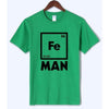 T-Shirt Vert / S T-Shirt "Fe-Man" The Sexy Scientist