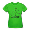 T-Shirt Vert / S T-Shirt "Science addict" The Sexy Scientist