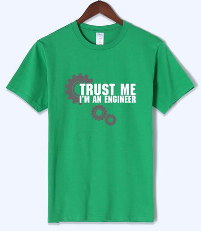 T-Shirt Vert / S T-Shirt "Trust Me I Am An Engineer" The Sexy Scientist