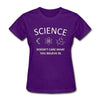 T-Shirt Violet / S T-Shirt "Scientific Truth" The Sexy Scientist